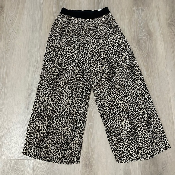 Zara animal print wide leg pants - Picture 2 of 6